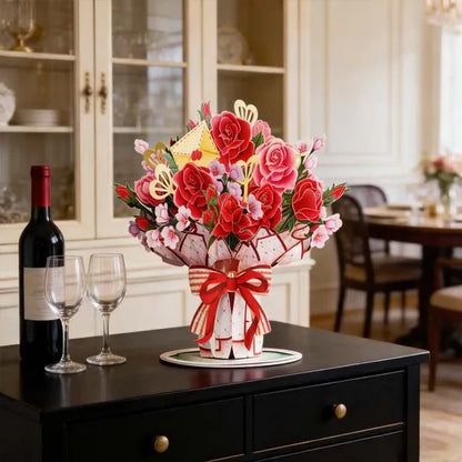 Clinclii 3D Flower Pop-Up Card – A Thoughtful Keepsake for Everyone You Love