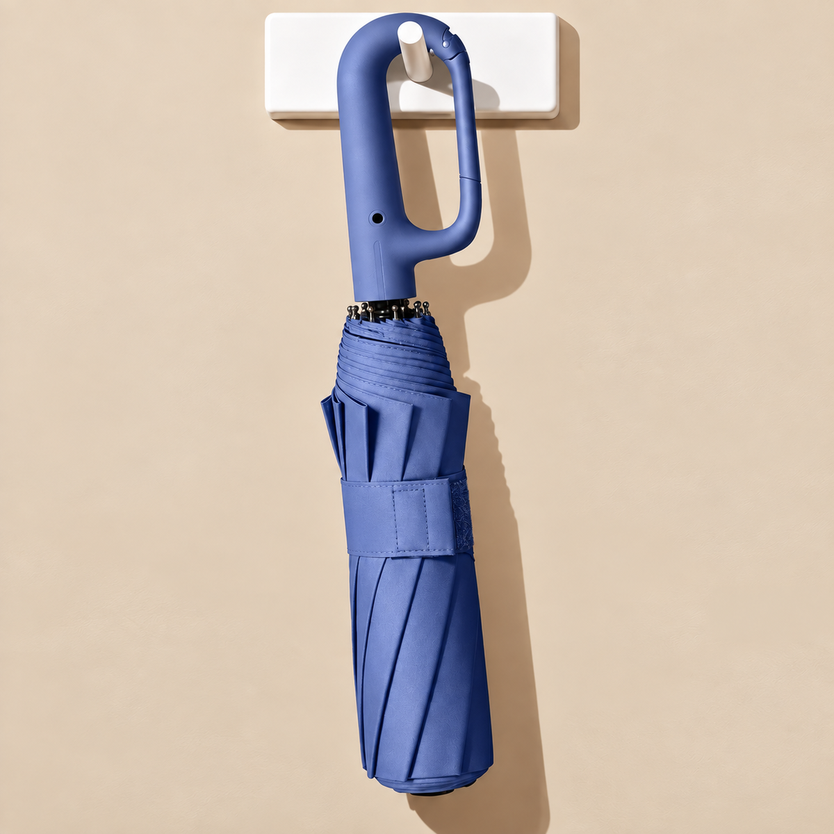 Automatic Folding Umbrella – Windproof, Waterproof & Compact ☔ with Loop Buckle for Everyday Carry 🌬️💧