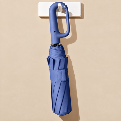 Automatic Folding Umbrella – Windproof, Waterproof & Compact ☔ with Loop Buckle for Everyday Carry 🌬️💧