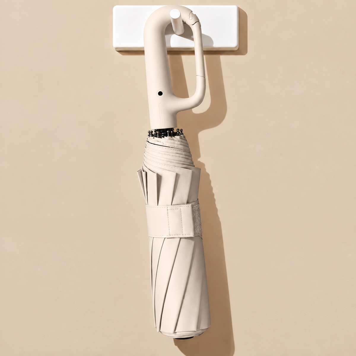 Automatic Folding Umbrella – Windproof, Waterproof & Compact ☔ with Loop Buckle for Everyday Carry 🌬️💧