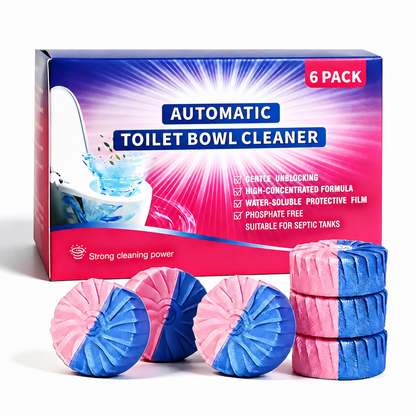 Calmsho Dual-Color Toilet Bowl Cleaner - 2-in-1 Clean & Deodorize