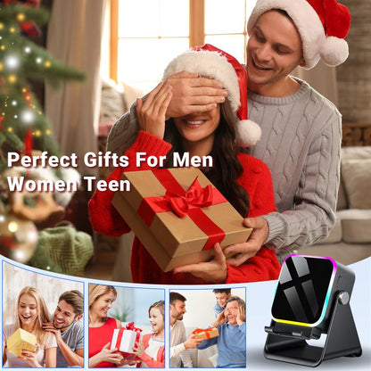 💎 5-IN-1 WIRELESS SPEAKER STAND! 💎 Induction Audio, Phone Holder & Ambient Light