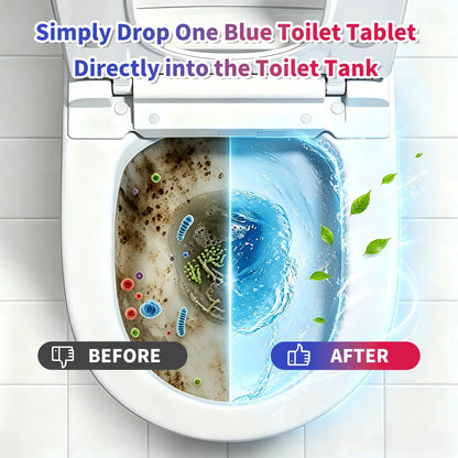 Calmsho Dual-Color Toilet Bowl Cleaner - 2-in-1 Clean & Deodorize