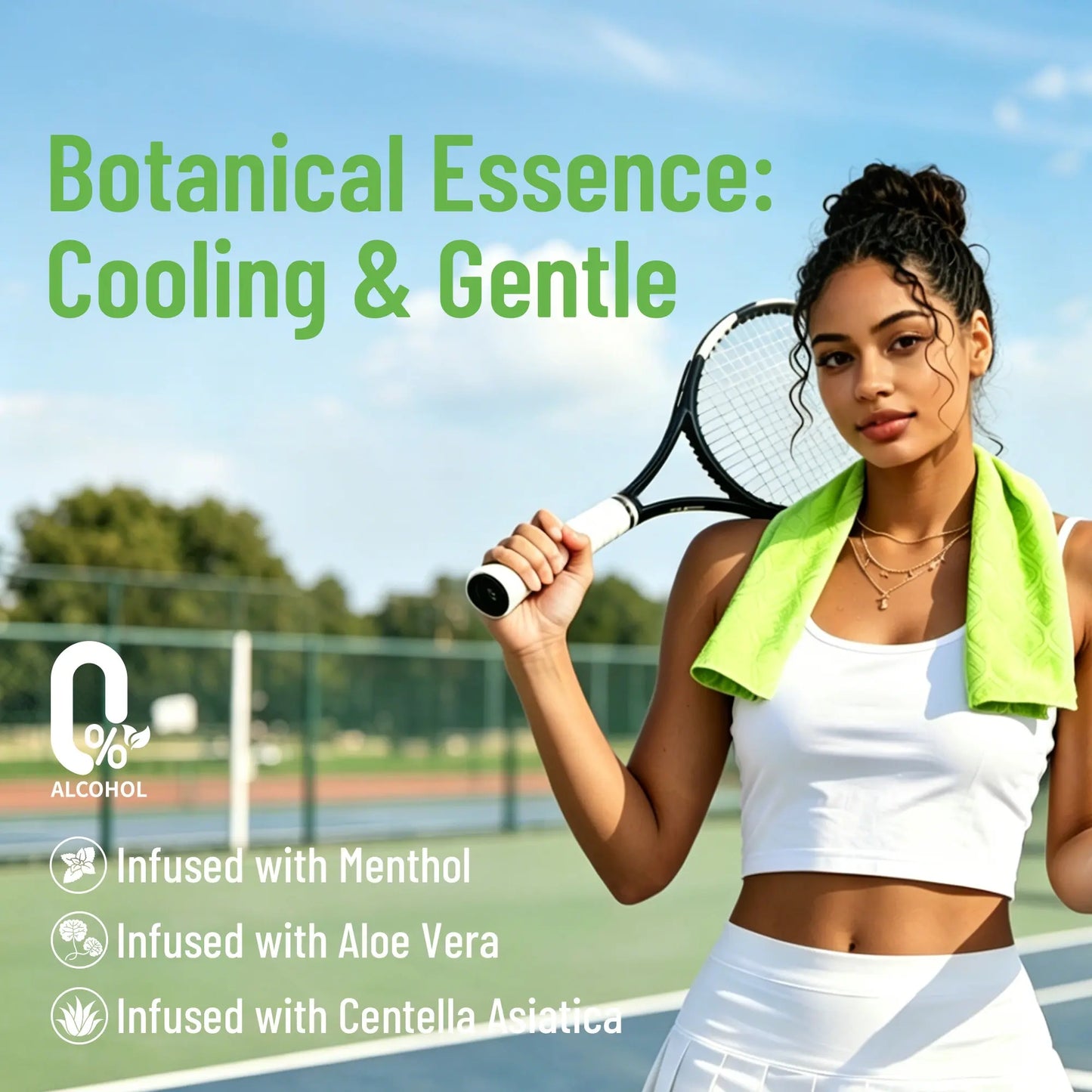 Calmsho Cooling Towels & XL Menthol Wipes | Instant Long-Lasting Summer Heat Relief
