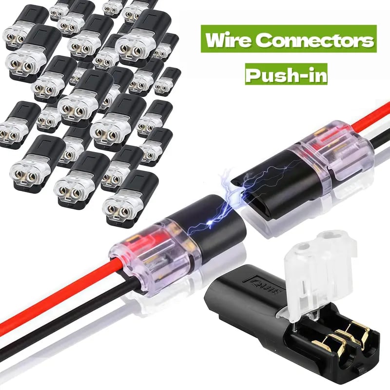 🔥🔥LED Light Strip 2-Pin Connectors – Solderless Plug-in Design