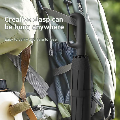 Automatic Folding Umbrella – Windproof, Waterproof & Compact ☔ with Loop Buckle for Everyday Carry 🌬️💧