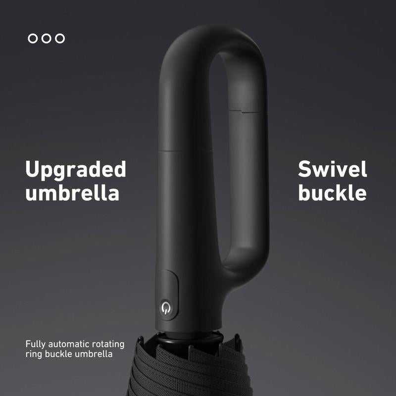 Automatic Folding Umbrella – Windproof, Waterproof & Compact ☔ with Loop Buckle for Everyday Carry 🌬️💧