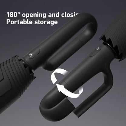 Automatic Folding Umbrella – Windproof, Waterproof & Compact ☔ with Loop Buckle for Everyday Carry 🌬️💧