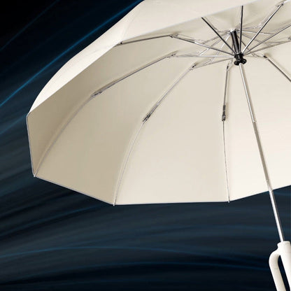 Automatic Folding Umbrella – Windproof, Waterproof & Compact ☔ with Loop Buckle for Everyday Carry 🌬️💧