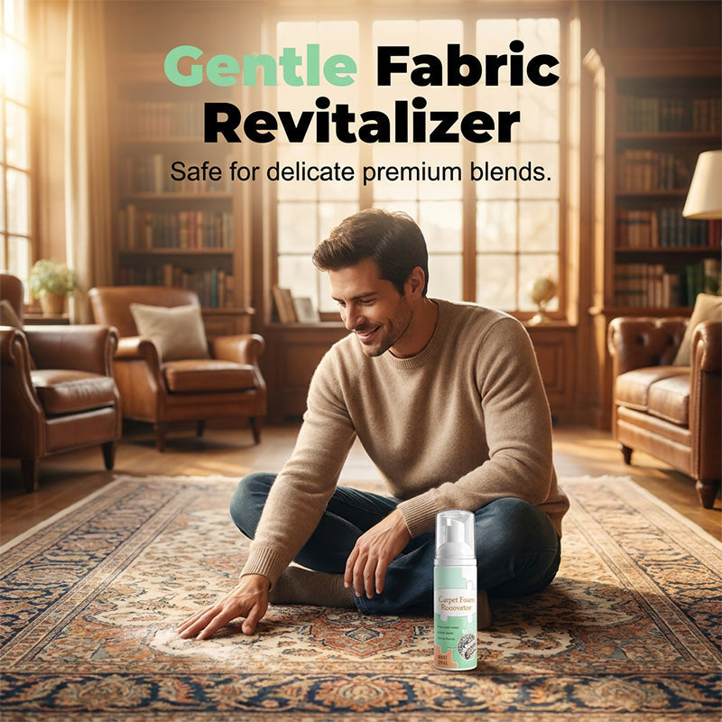 Instant Water‑Free Foam Stain Remover with Towel, Powerful No‑Rinse Cleanser for Carpets, Upholstery & Home Fabrics🧼