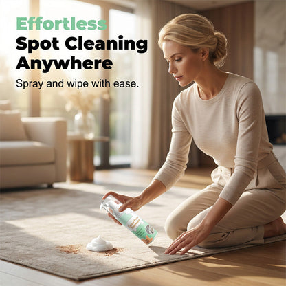 Instant Water‑Free Foam Stain Remover with Towel, Powerful No‑Rinse Cleanser for Carpets, Upholstery & Home Fabrics🧼