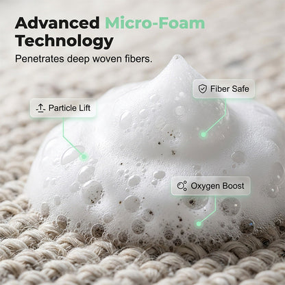 Instant Water‑Free Foam Stain Remover with Towel, Powerful No‑Rinse Cleanser for Carpets, Upholstery & Home Fabrics🧼